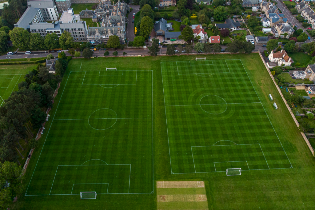 Ariel view of Carnegie Pitches