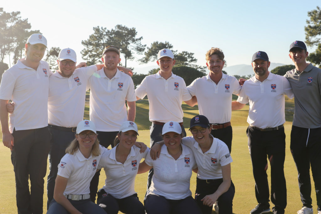 Back row (left to right): Tom Parker, Roddy McAuley, Adam Charlton, James Conn, Will Draper, Ian Muir, Charlie Reynolds Front row (left to right): Lucy Jamieson, Elise Bishop, Megan Ashley, Josie Baker